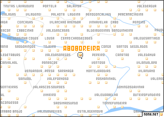 map of Aboboreira