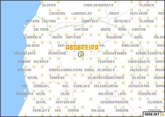 map of Abobreira