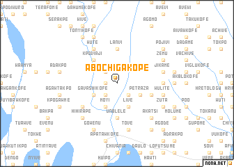 map of Abochigakope
