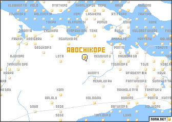 map of Abochikope