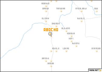 map of Abocho