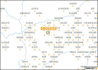 map of Abodere