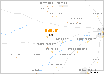 map of Abodim