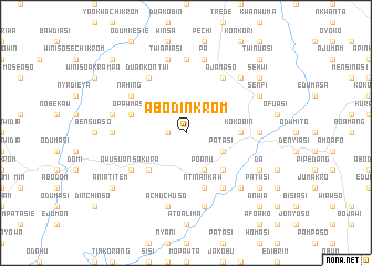 map of Abodinkrom