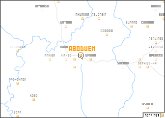 map of Aboduem