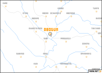 map of Abodum