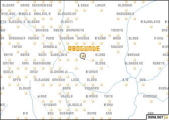 map of Abogunde