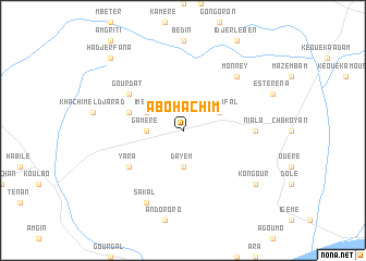 map of Abo Hachim