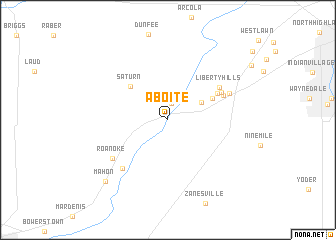map of Aboite