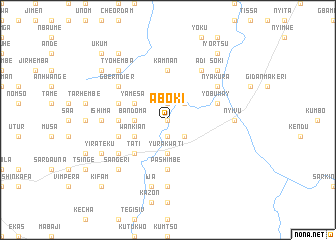 map of Aboki