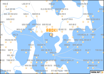 map of Aboki