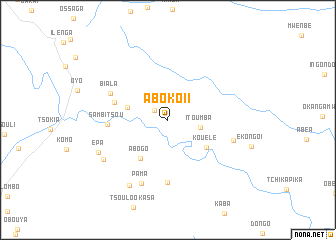 map of Aboko II