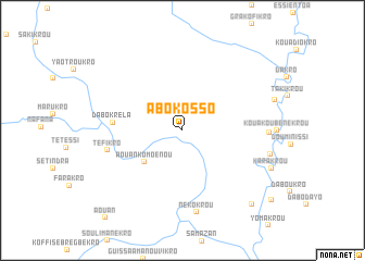 map of Abokosso