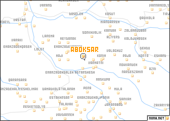 map of Āboksar