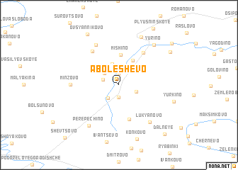 map of Aboleshevo