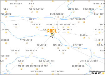 map of Åbøl