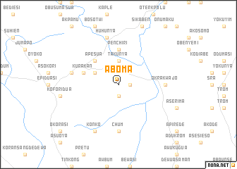 map of Aboma