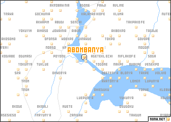 map of Abombanya