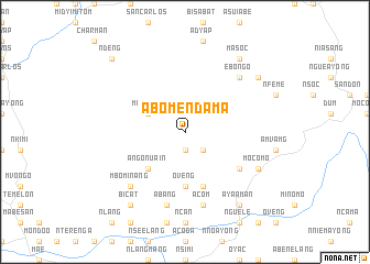 map of Abomendama