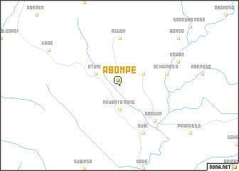 map of Abompe