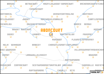 map of Aboncourt