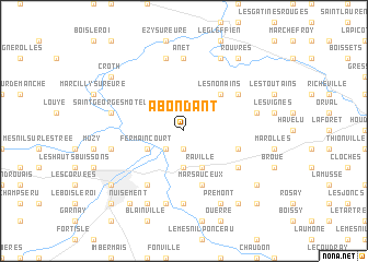 map of Abondant