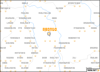 map of Abondo