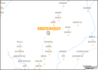map of Abong Ahoun