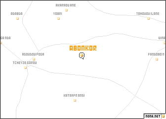 map of Abonkor