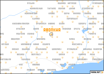 map of Abonkwa