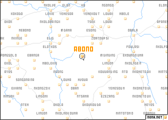 map of Abono