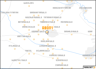 map of Abony