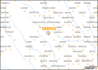 map of Aborko