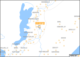 map of Aboro