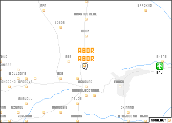 map of Abor