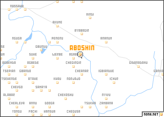 map of Aboshin