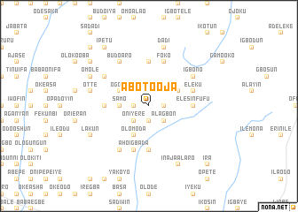 map of Aboto Oja