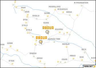 map of Aboua