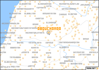 map of Abou Chamaa