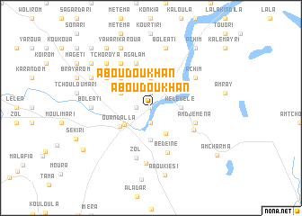 map of Aboudoukhan