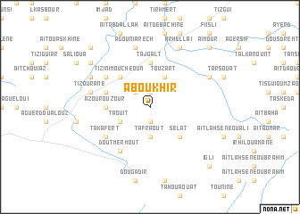 map of Aboukhir