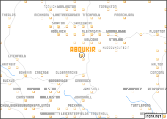 map of Aboukir