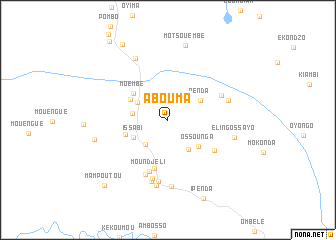 map of Abouma