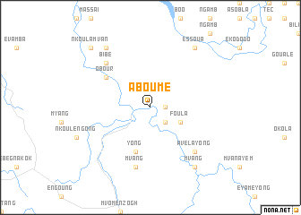 map of Aboumé