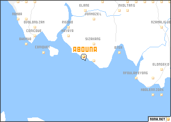 map of Abouna