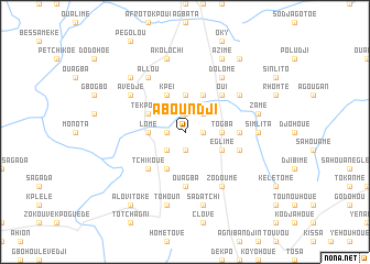 map of Aboundji