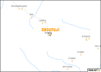 map of Aboundji