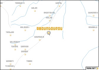 map of Aboundourou