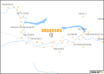 map of Aboussas