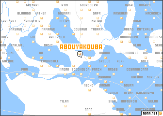 map of Abou Yakouba